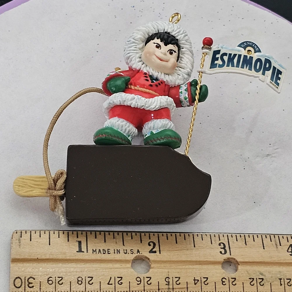 Carlton Cards Christmas Ornament Heirloom Collection Eskimo Explorer Eskimo Pie